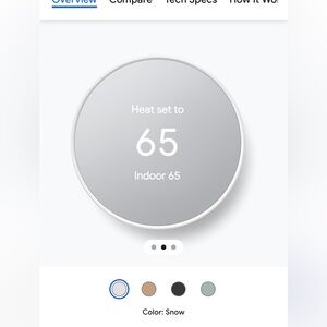 Google Thermostat - White